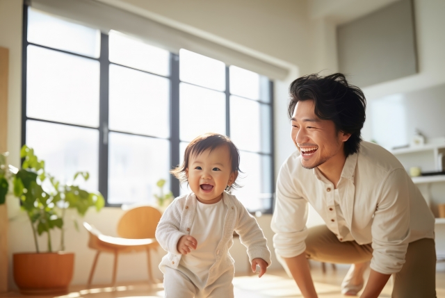 子供とお父さん